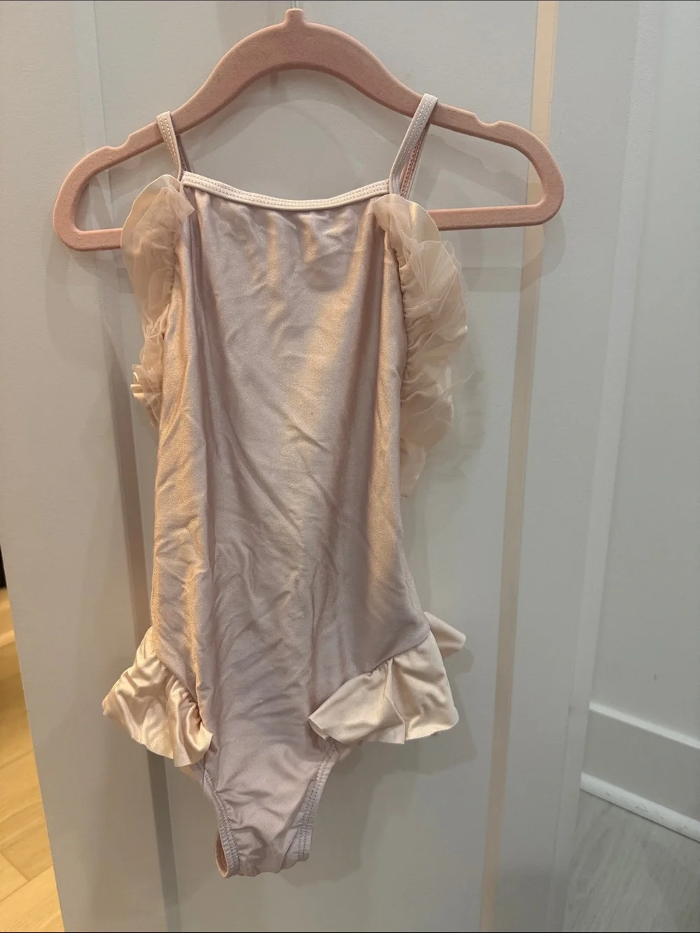 Tutu Du Monde Pale Blush Ruffle One-Piece Swimsuit